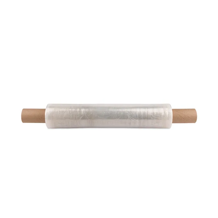 Pallet Wrap Clear Cast Hand Roll 20micron 400mm Extended Core (6 roll) 1.5kg