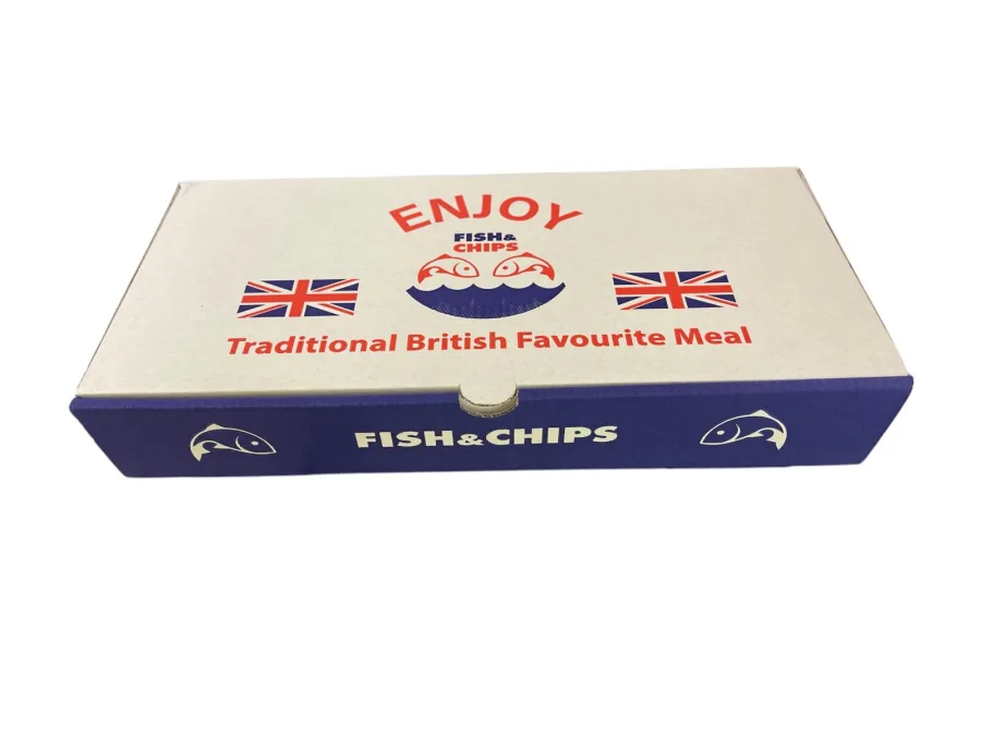 Large Fish & Chips Box 12" 310x152x48