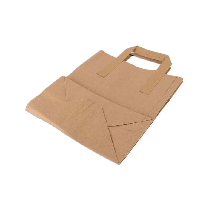 Medium Brown Sos Paper Bag (Internal Flat Handle) (220x100x240mm) (225pcs)