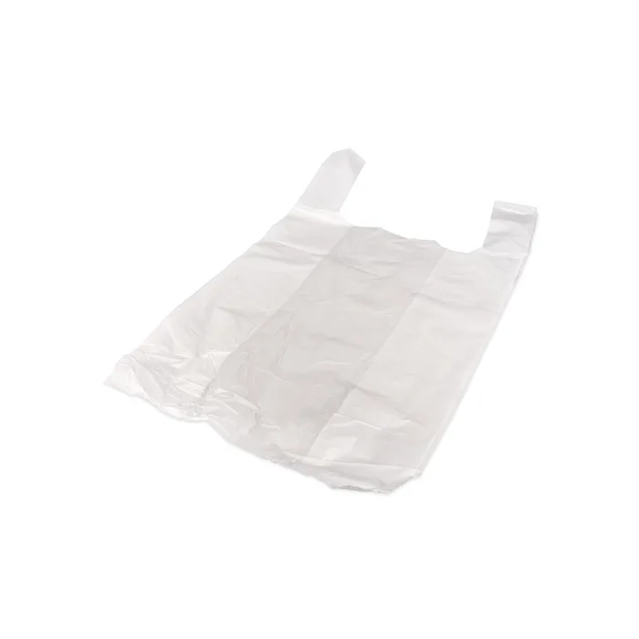 White Vest Carriers Bags 8"x13"x18"