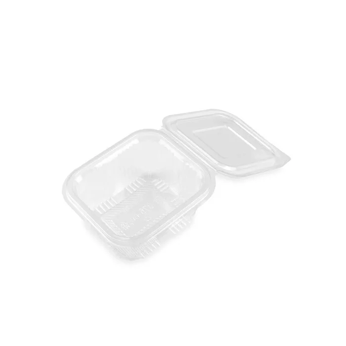 375CC CLEAR HINGED PLASTIC CONTAINERS HD