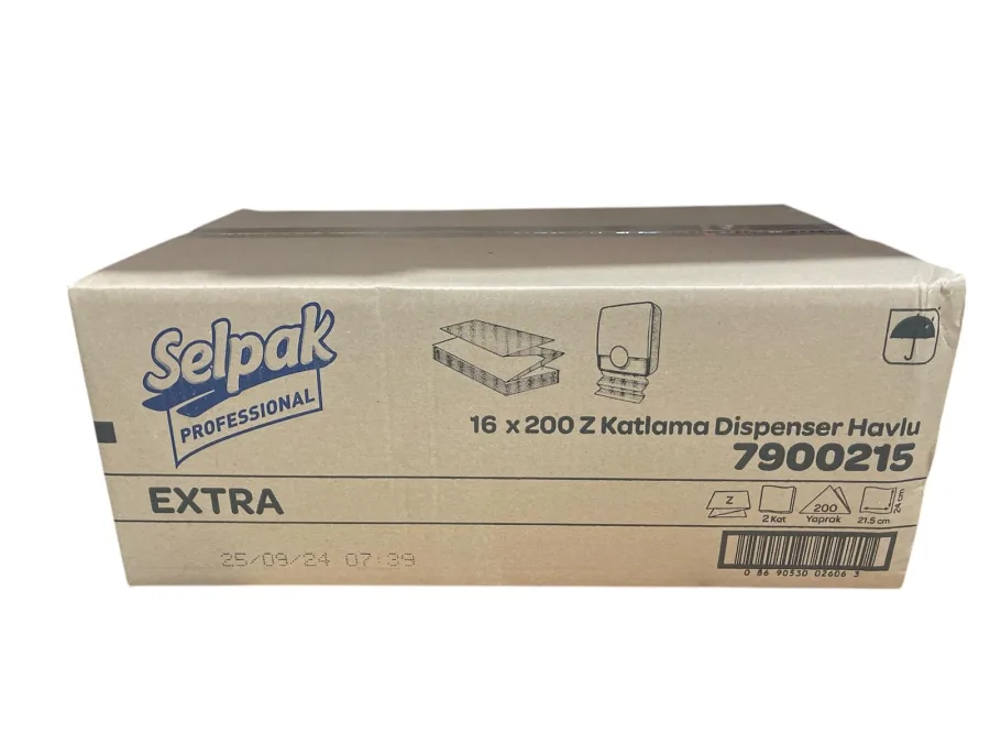 White Z-Fold Paper Towel Selpak 3200pcs